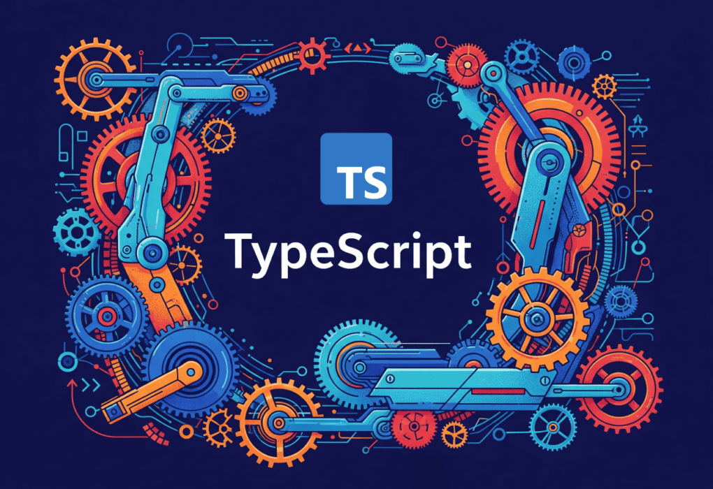 Ilustrasi TypeScript Advanced Utility Types yang membentuk tipe dinamis