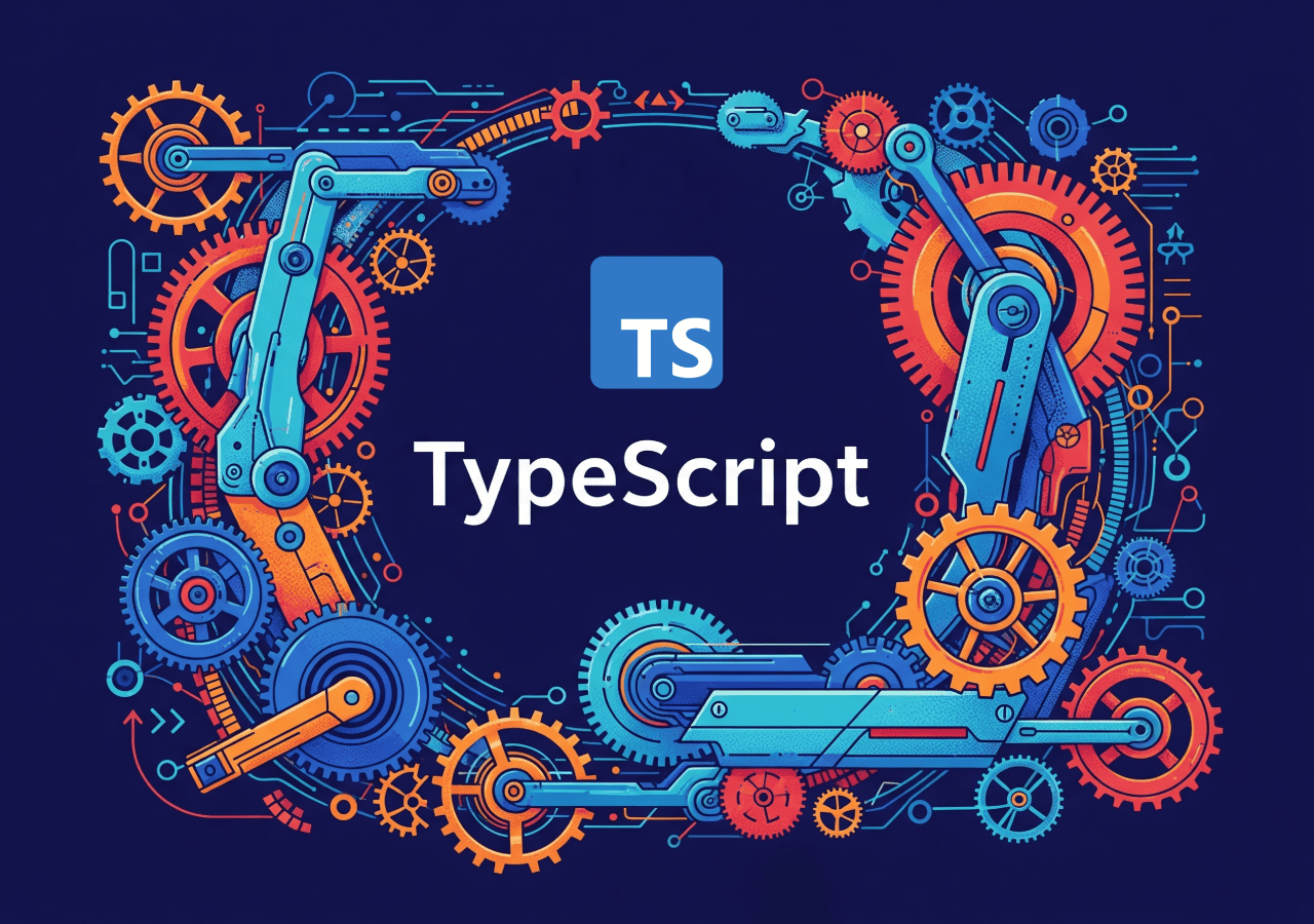 Ilustrasi TypeScript Advanced Utility Types yang membentuk tipe dinamis