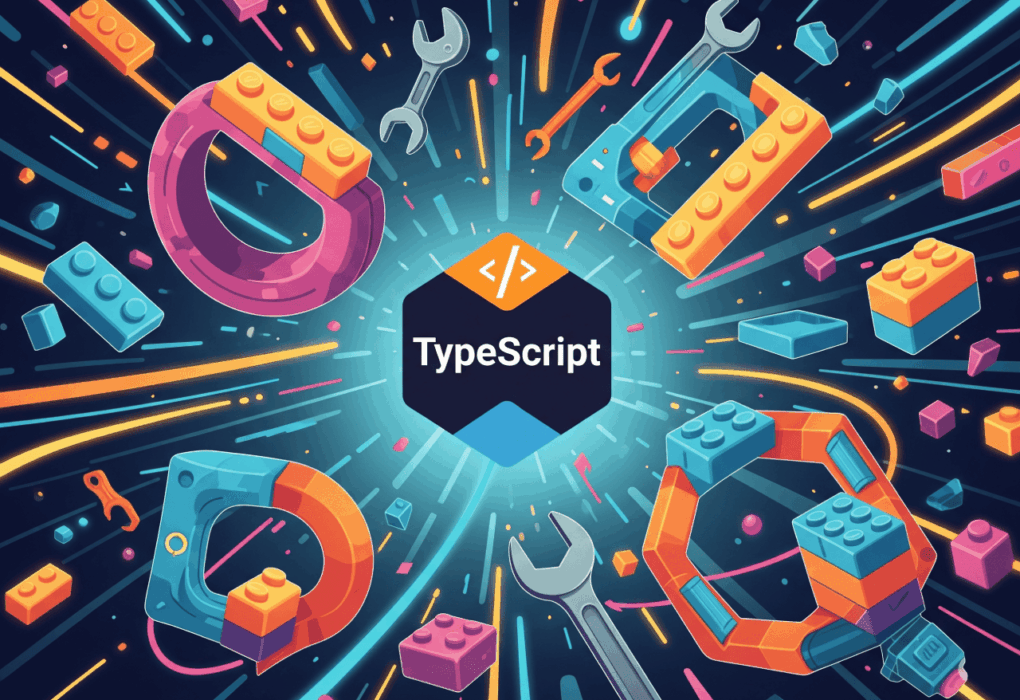 Representasi visual pembangunan Custom TypeScript Utility Types