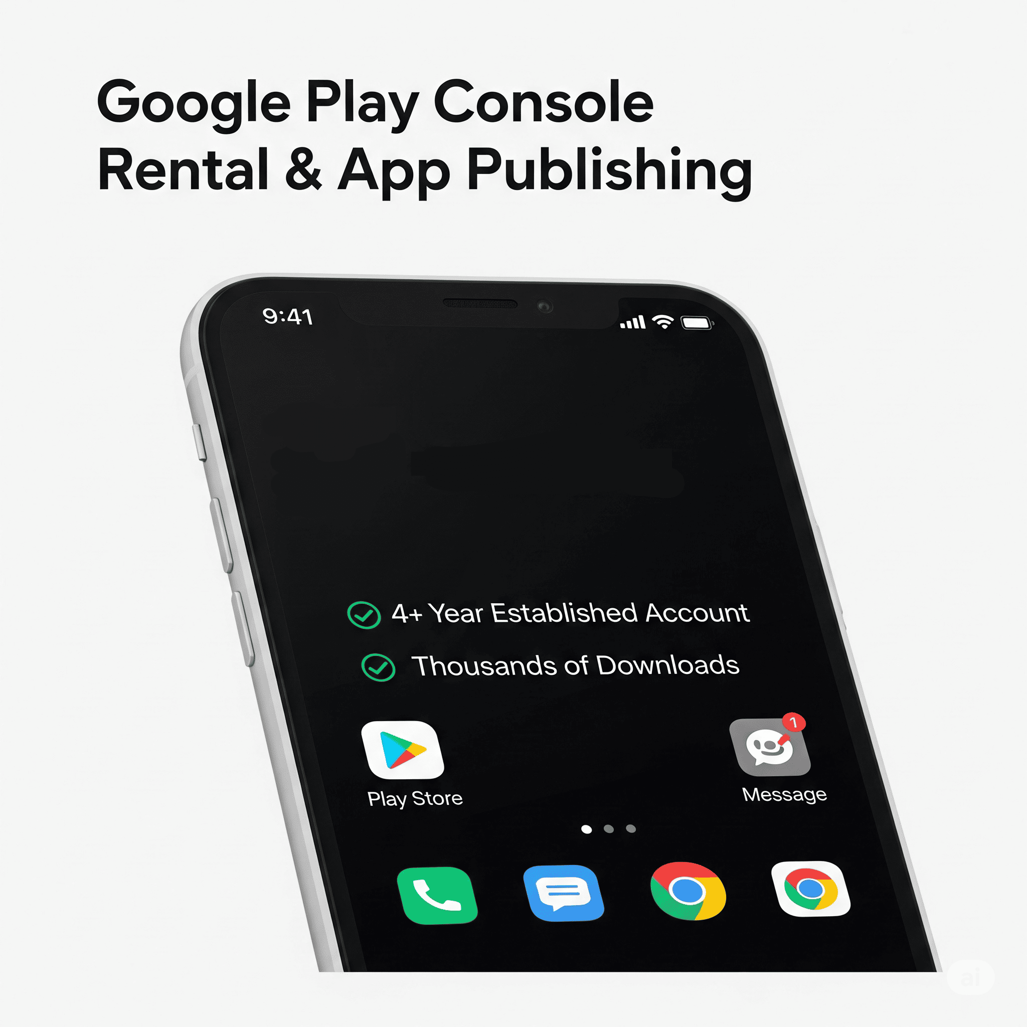 Google Play Console Rental & App Publishing
